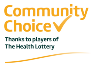 Community Choice in yellow with a yellow tick